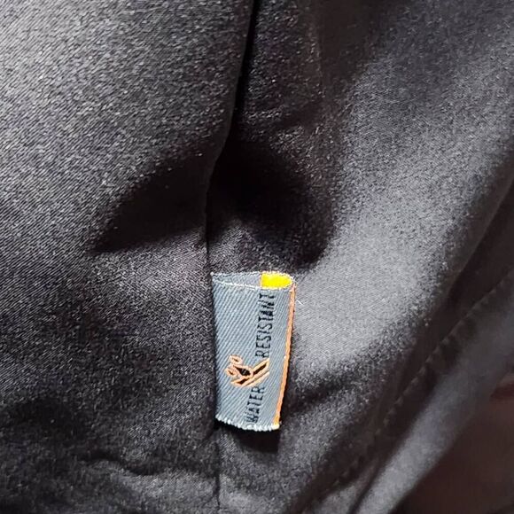 Free Country water resistant jacket gray black zip pockets Large - Picture 10 of 12